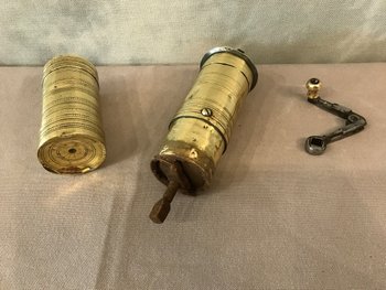Antique Turkish Brass Coffee Grinder