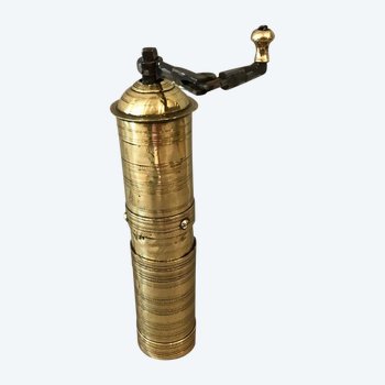 Antique Turkish Brass Coffee Grinder