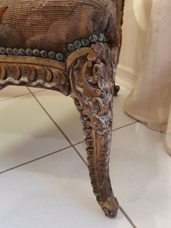 Sofa Doré Régence, Wandteppich Au Pont