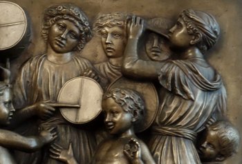 Wichtiges La Cantoria-Paneel von Luca Della Robbia 19. Jahrhundert