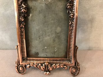 19th Century Red Copper Covered Regula Frame In The Louis XVI Style