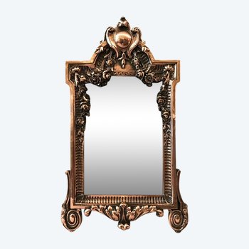 19th Century Red Copper Covered Regula Frame In The Louis XVI Style