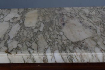 Comò stile transizione intarsiato in palissandro del XIX secolo