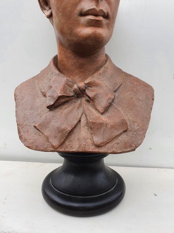 Busto di donna in terracotta, XIX secolo
