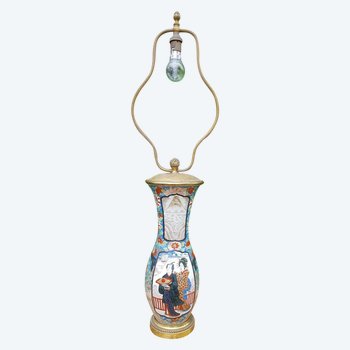 Lampe En Porcelaine Du Japon Fin XIX éme siècle