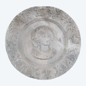 Médaillon Figurant Marie Antoinette Daté 1785