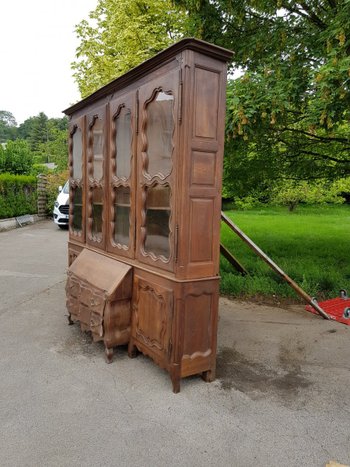 Bibliothèque, Vitrine Commode Arbalète