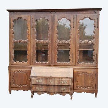 Bibliothèque, Vitrine Commode Arbalète
