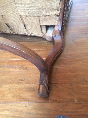 Fauteuil XIX° en hêtre