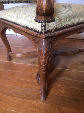 Fauteuil XIX° en hêtre