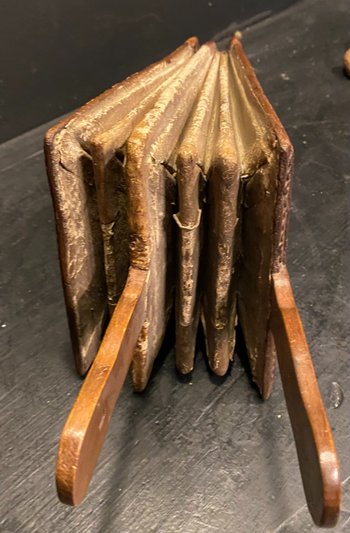 Carved wood bellows from the 18th century