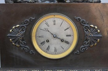 Pendulum Au Cane Corso Restoration Bronze XIXth