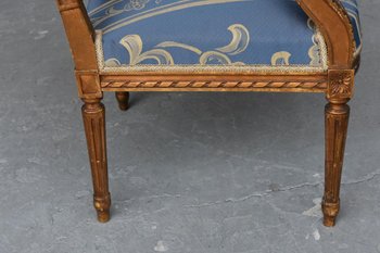 Salon De Style Louis XVI Bois Doré 4 Pièces