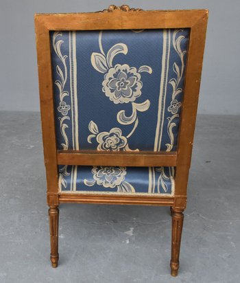 Salon De Style Louis XVI Bois Doré 4 Pièces