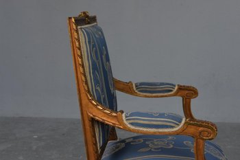 Salon De Style Louis XVI Bois Doré 4 Pièces