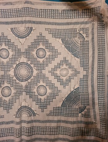 Large lace tablecloth from the early 20th century