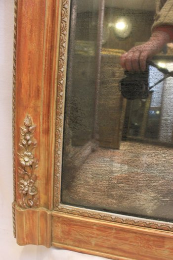 Specchio Patina Restauro, Mercury Ice 85 X 106 Cm