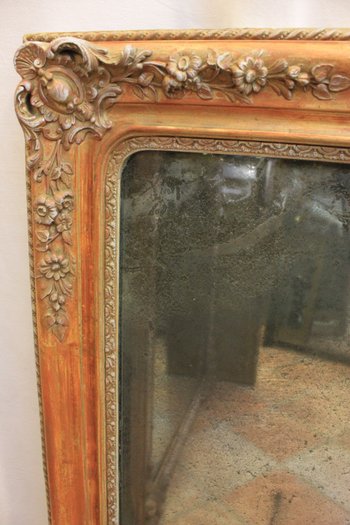 Specchio Patina Restauro, Mercury Ice 85 X 106 Cm