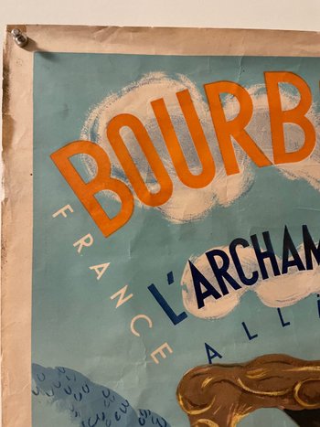 SNCF - Affiche Originale Voyage Bourbon l'Archambault