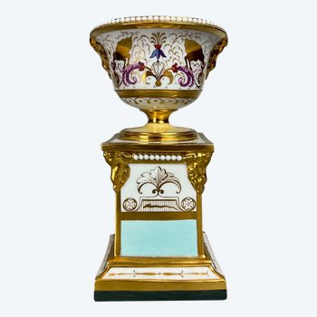 Un superbo vaso Regency Barr, Flight, Barr dell'inizio del XIX secolo su base a piedistallo 1805 circa