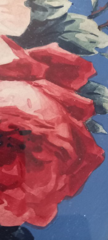 Aquarellblumenstrauß aus zwanzigsten Blumen