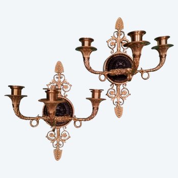 Superb Pair of Empire Period Sconces.
