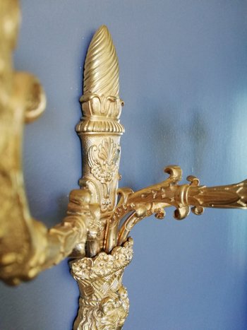Thomire: Beautiful Pair of Empire Period Sconces.