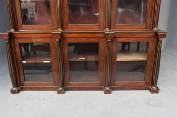 Eccezionale Biblioteca in Mogano Stile Luigi XVI XIX Secolo