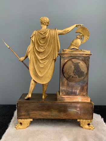 Feuchère P. F: Exceptional Achilles Glory Clock, Empire period.