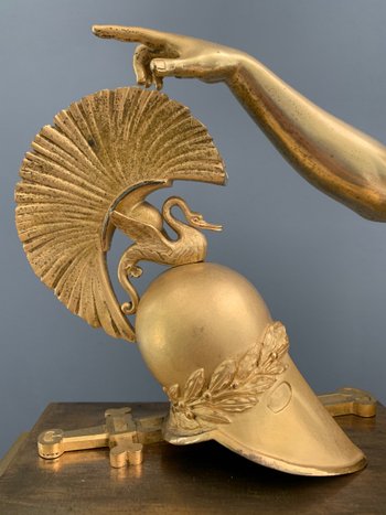 Feuchère P. F: Exceptional Achilles Glory Clock, Empire period.