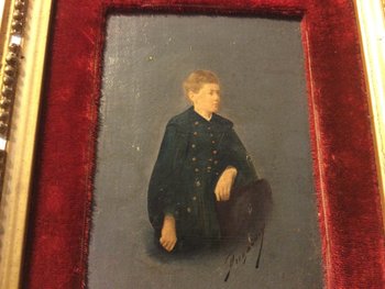 Portrait de Mademoiselle  De Lespinasses