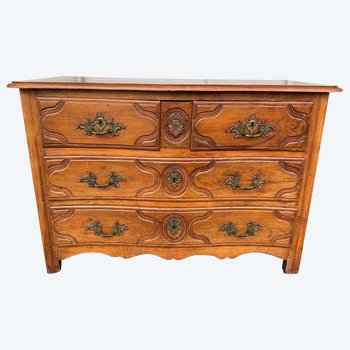 Parisian Chest Of Drawers Louis XIV In Walnut