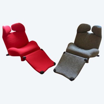 Pair Of Armchairs Wink Edition Cassina