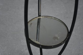 1940s Wrought Iron 3 Tulip Lamp Base