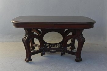 Table En Acajou Richement Travaillée Art Nouveau 1900
