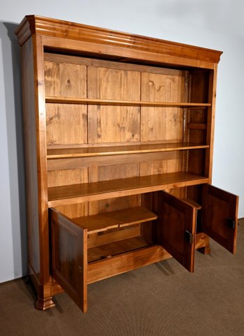 Meuble Bibliothèque Ouvert en Merisier – 1900