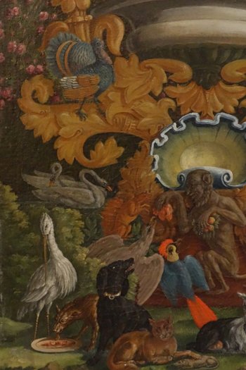 Folie Aux Fables De La Fontaine 2. Hälfte XVIII.