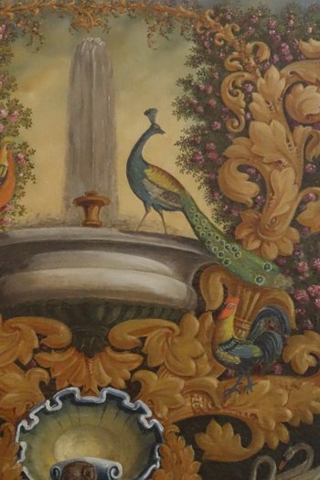 Folie Aux Fables De La Fontaine 2. Hälfte XVIII.
