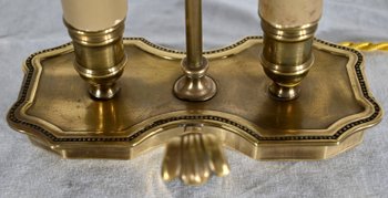 Piccola lampada a bouillotte in ottone - Fine XIX secolo