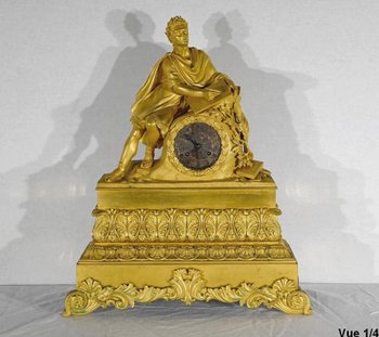 Important Clock in Gilded Bronze - 1st part XIXth century