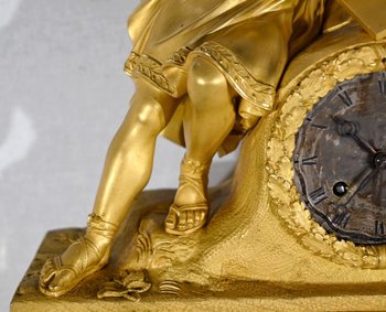 Important Clock in Gilded Bronze - 1st part XIXth century