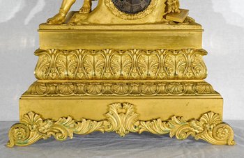 Important Clock in Gilded Bronze - 1st part XIXth century