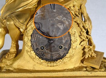 Important Clock in Gilded Bronze - 1st part XIXth century