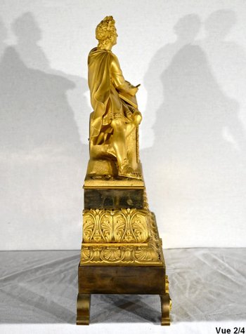 Important Clock in Gilded Bronze - 1st part XIXth century