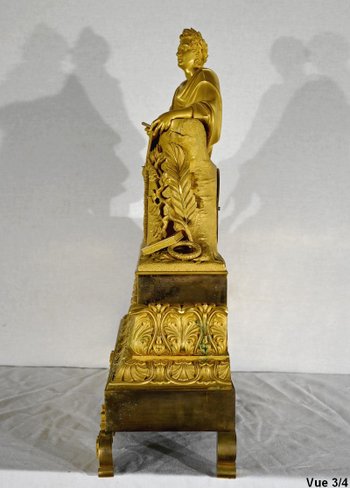 Important Clock in Gilded Bronze - 1st part XIXth century