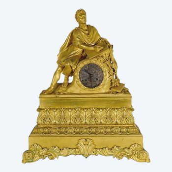 Bedeutende Uhr aus vergoldeter Bronze - 1. Teil XIX.