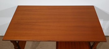 Piccola scrivania in mogano e teak, stile Gautier - 1960