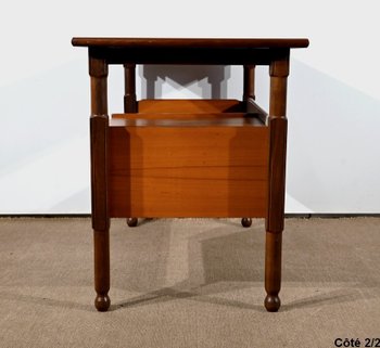 Piccola scrivania in mogano e teak, stile Gautier - 1960