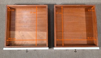 Piccola scrivania in mogano e teak, stile Gautier - 1960