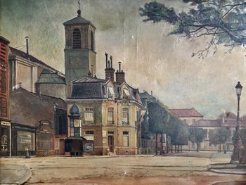 Oil On Canvas By Gabriel Chaix